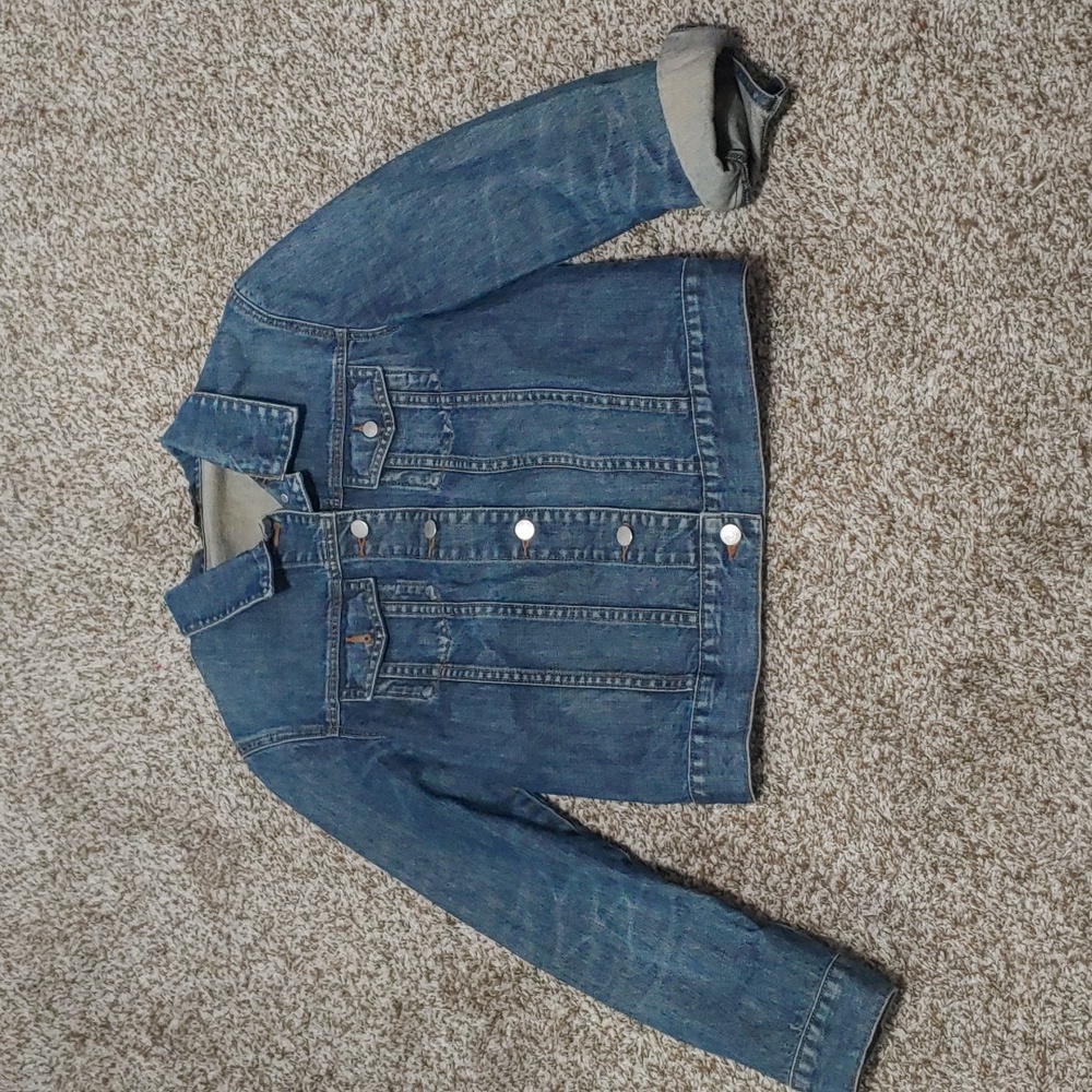VTG J. Crew Women's Denim Jean Jacket Size M